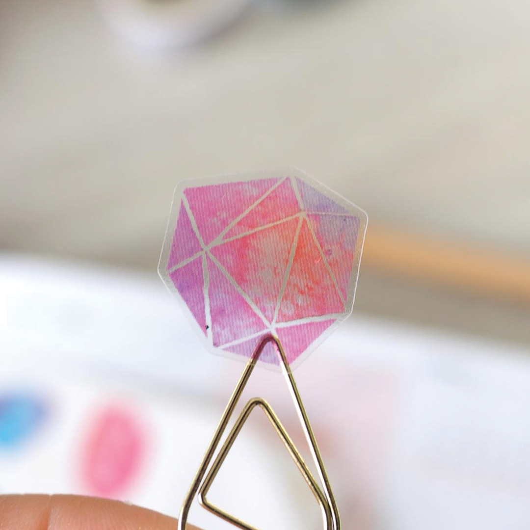 Teeny Tiny Gems Stickers (transparent)