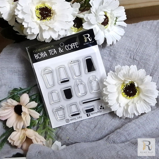 Clear Stamp Batch 3 - BOBA AND COFFEE