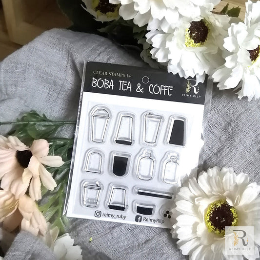 Clear Stamp Batch 3 - BOBA AND COFFEE