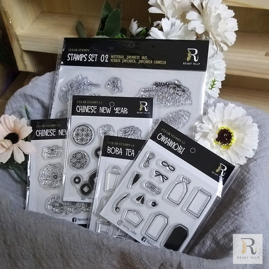 Clear Stamp Batch 3 - CHINESE PEONY (CNY Limited Edition)