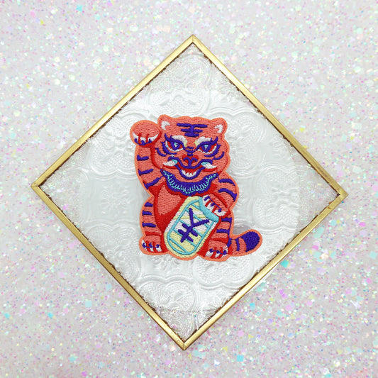 ShinnerCXI Embroidery Pin - Money Tiger