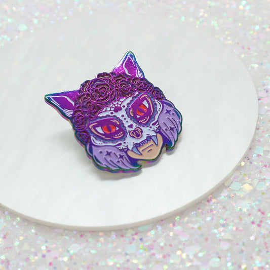 ShinnerCXI Enamel Pin - Cat Skull