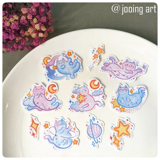 Space Cat Stickers