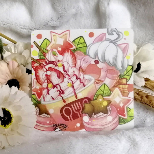 Calories Diary Mini Square print - PACA