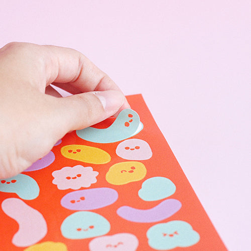 Happy Blobbers Sticker Sheet