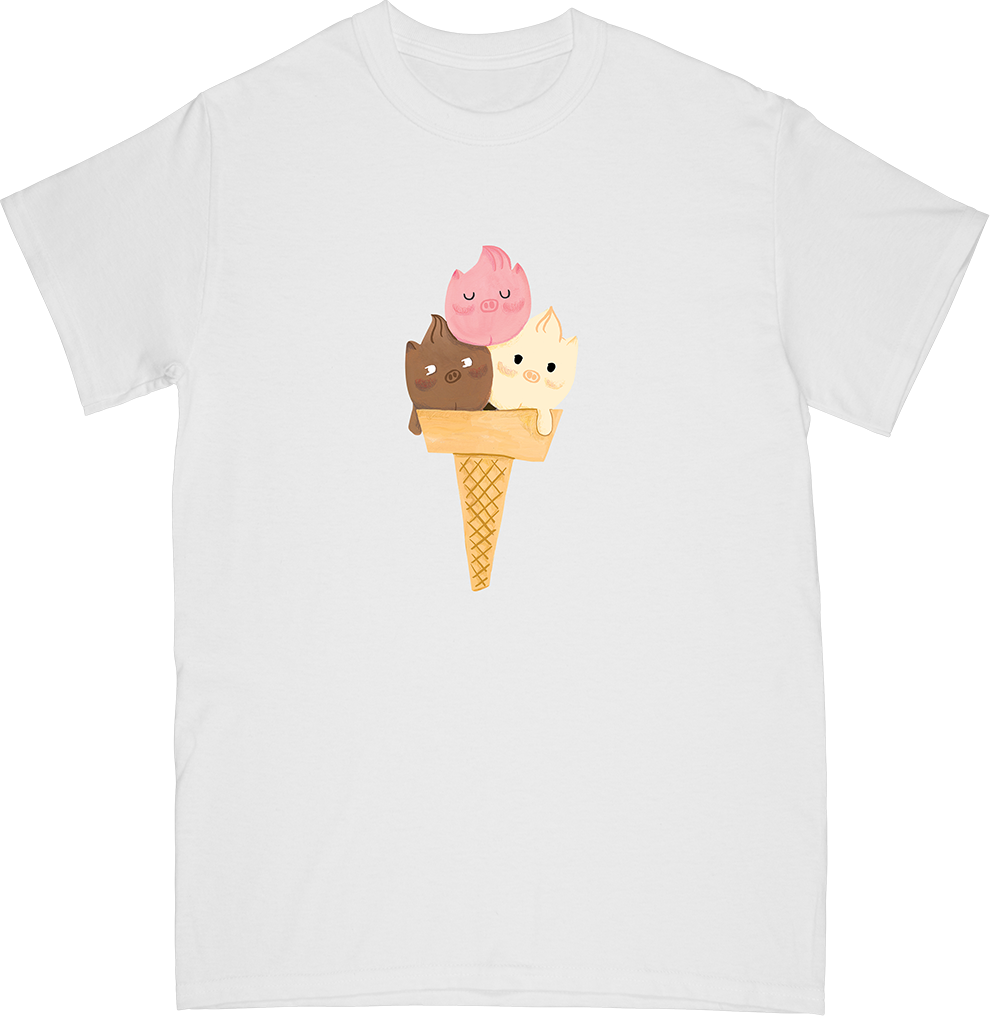 Triplet Ice Cream T-Shirt