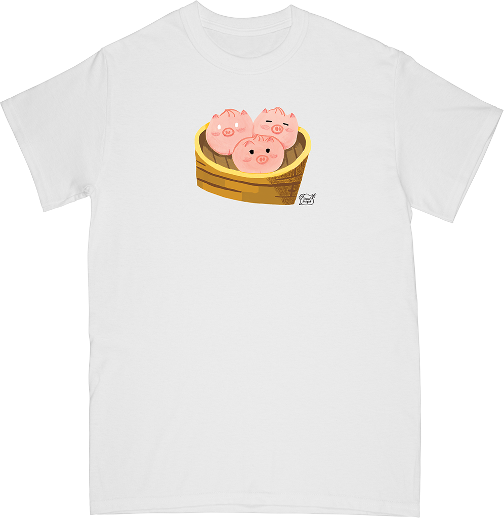 Triplet Pig Buns T-Shirt