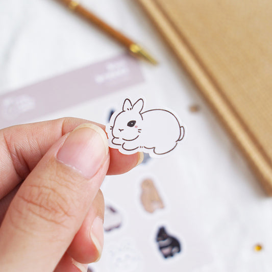 Bun Breeds Sticker Sheet