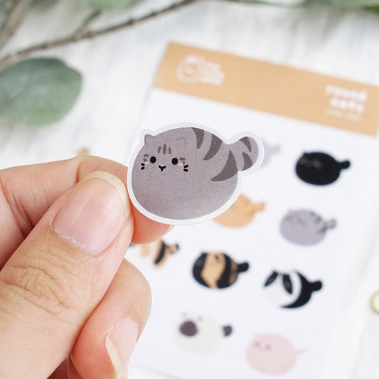 Round Cats Sticker Sheet