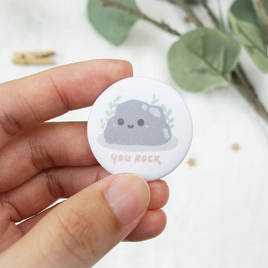 You Rock Button Badge