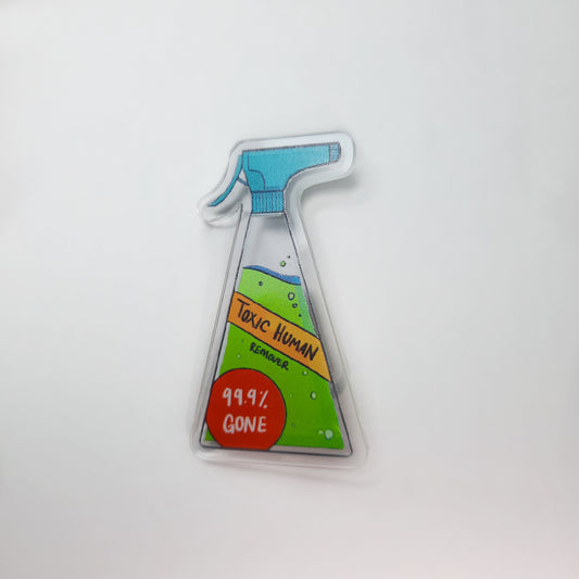 Wizn Art Toxic Acrylic Pin