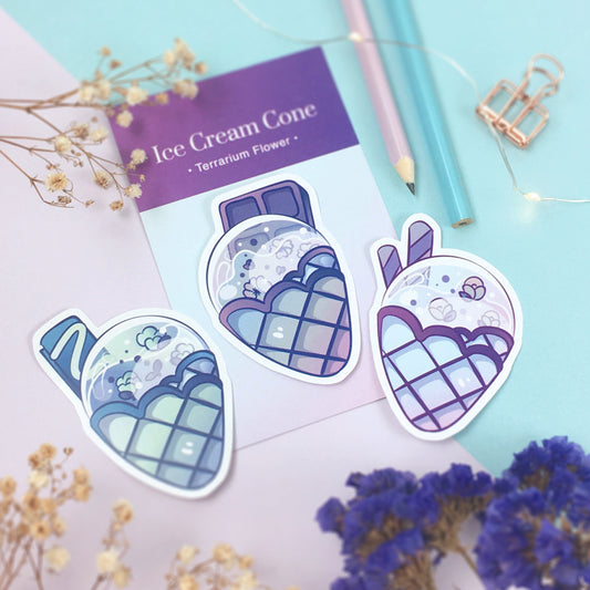 Ice Cream Cone | Terrarium Flower