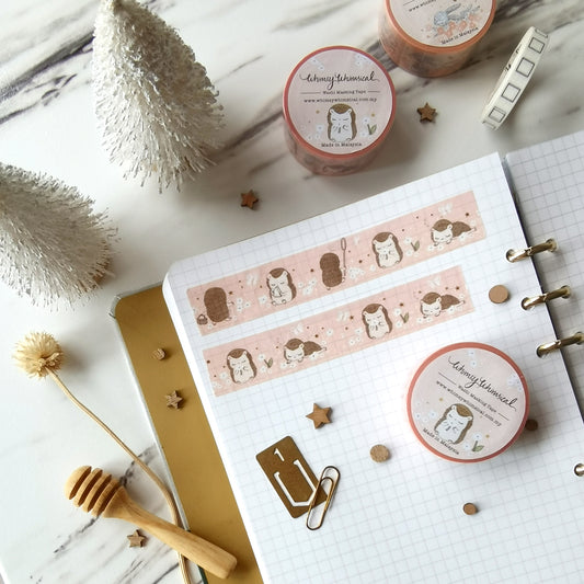 Washi Tape - Hedgehog Flower