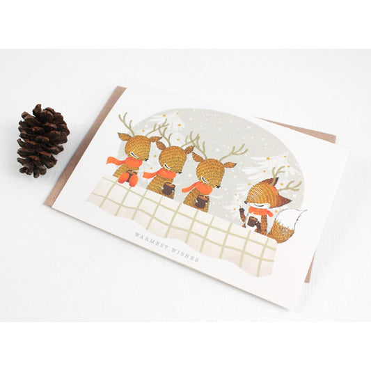 Christmas Card - Warmest Wishes - Greeting Card