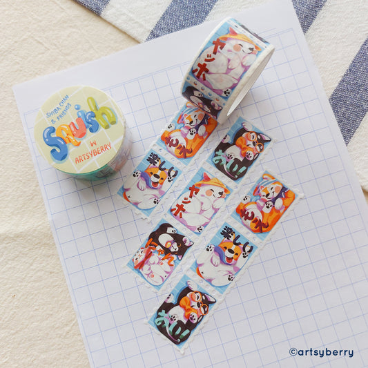 Stamp Washi Tape // Squish
