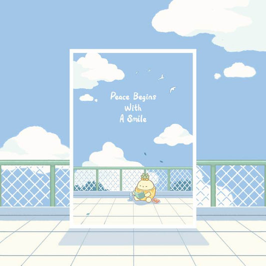 Sanggo Postcard: Peace Begins With A Smile