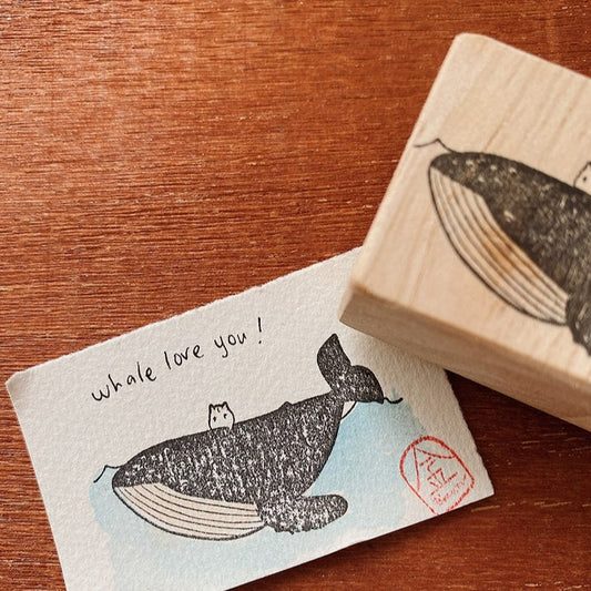 Catdoo rubber stamp - whale love you (CD2580065)