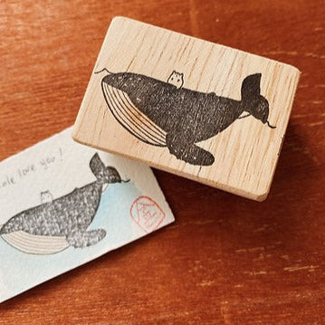 Catdoo rubber stamp - whale love you (CD2580065)