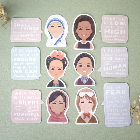 Inspiring Women & Quotes Sticker Pack