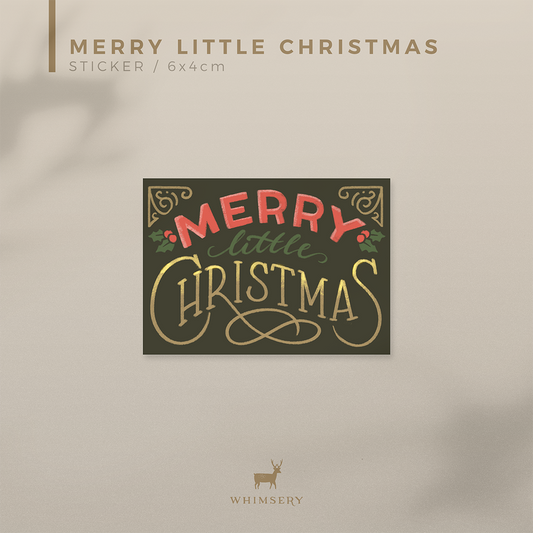 Whimsery Sticker Flake | Merry Little Christmas