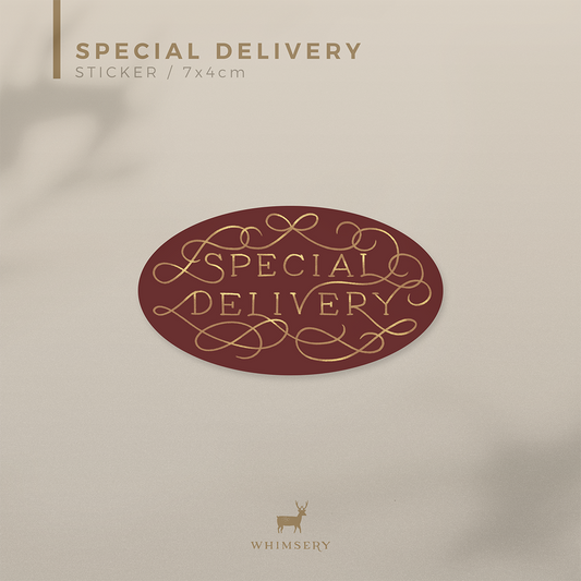 Special Delivery Sticker | Gift Decoration