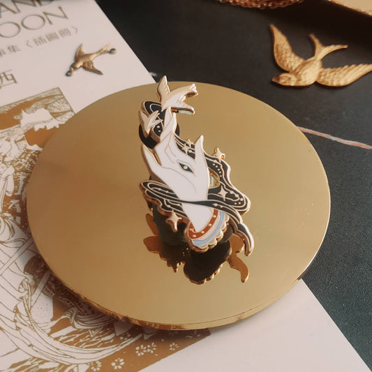 The Birds Enamel Pin