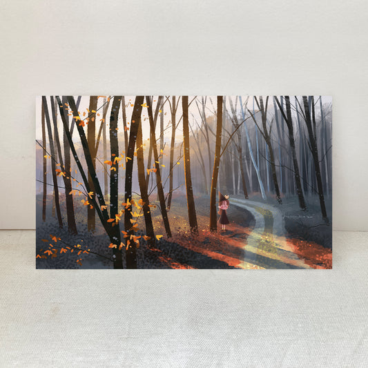 Hui Hui - Autumn Woods art print