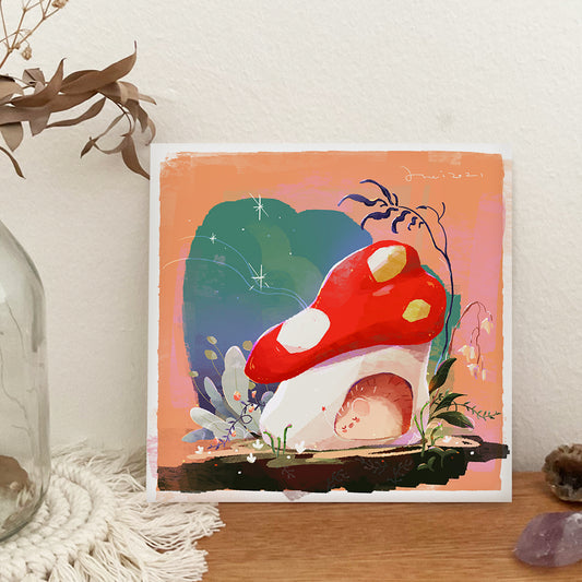 Hui Hui - Sleep Well My Baby Art Print