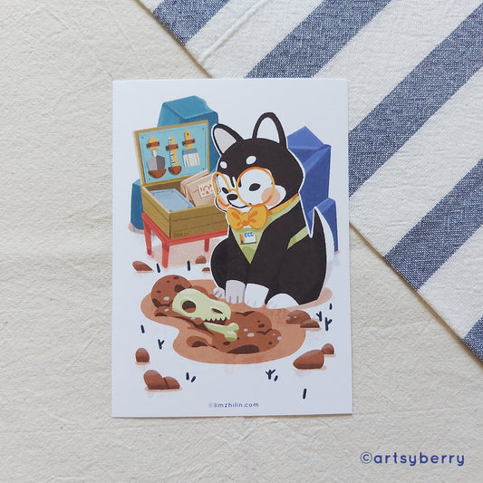 Art Print // Husky Kun