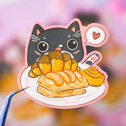 Cat Pastries Vinyl Sticker