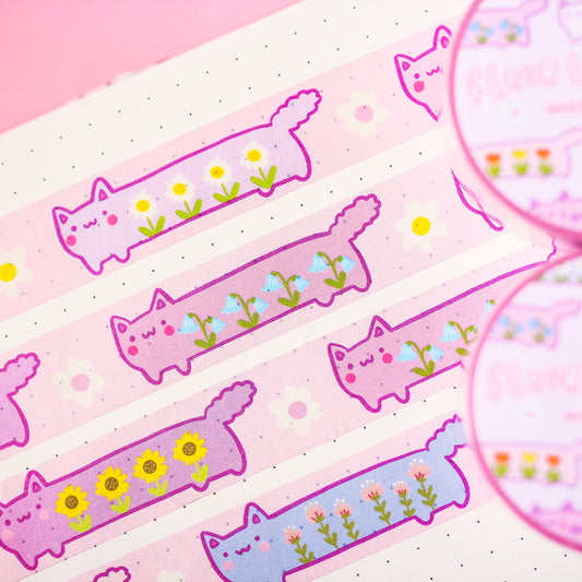 Fleur Long Cats Washi Tape