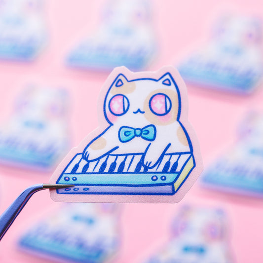 Keyboard Kitty Vinyl Sticker