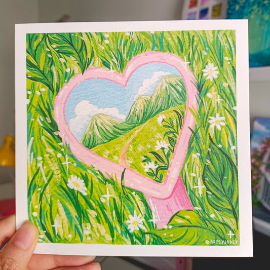 Mirror Fields Art Print