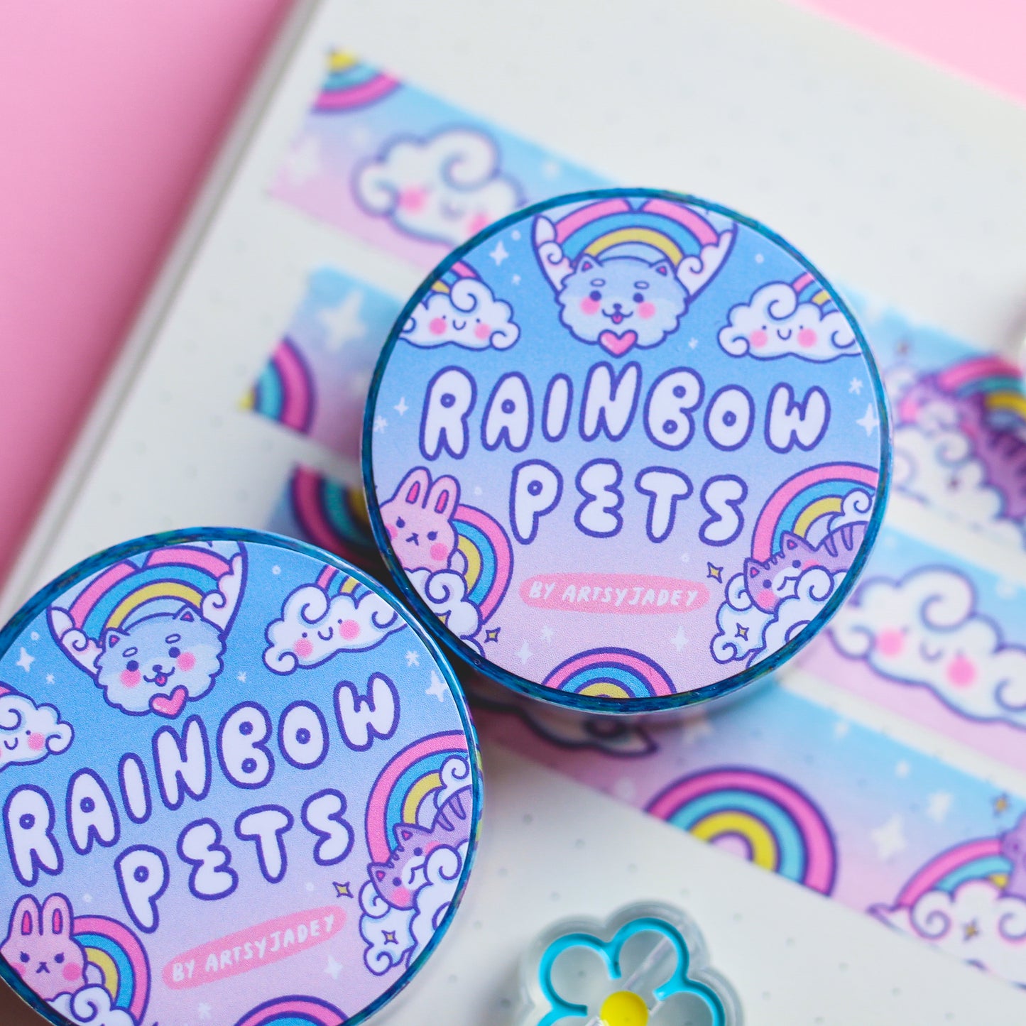 Rainbow Pets Washi Tape
