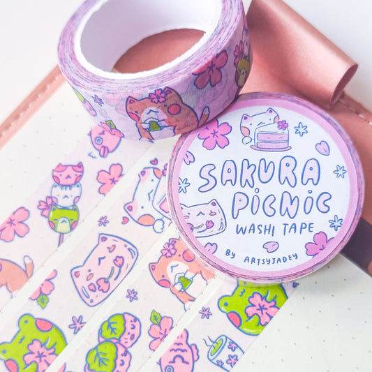 Sakura Picnic Washi Tape