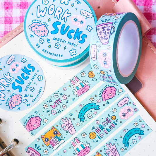 Work Sucks Washi Tape