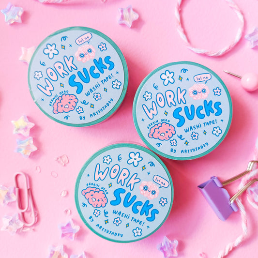 Work Sucks Washi Tape