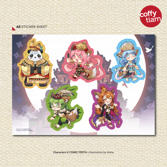 Comic Fiesta 2022 - Sticker Sheet