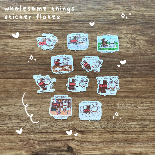 Ubi and Uggi Wholesome Things Sticker Pack