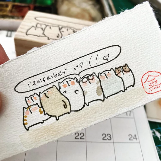 Catdoo rubber stamp - Our Message (CD2570059)