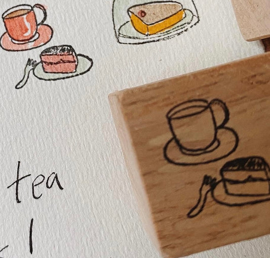 Catdoo rubber stamp - Coffee and cake (CD2110138)