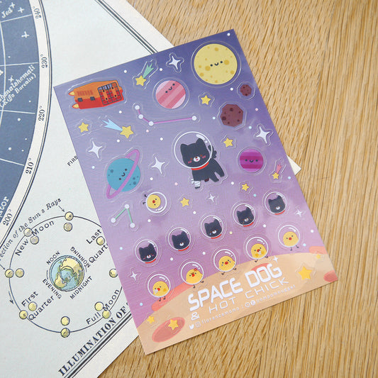 Sticker sheet | Space Dog