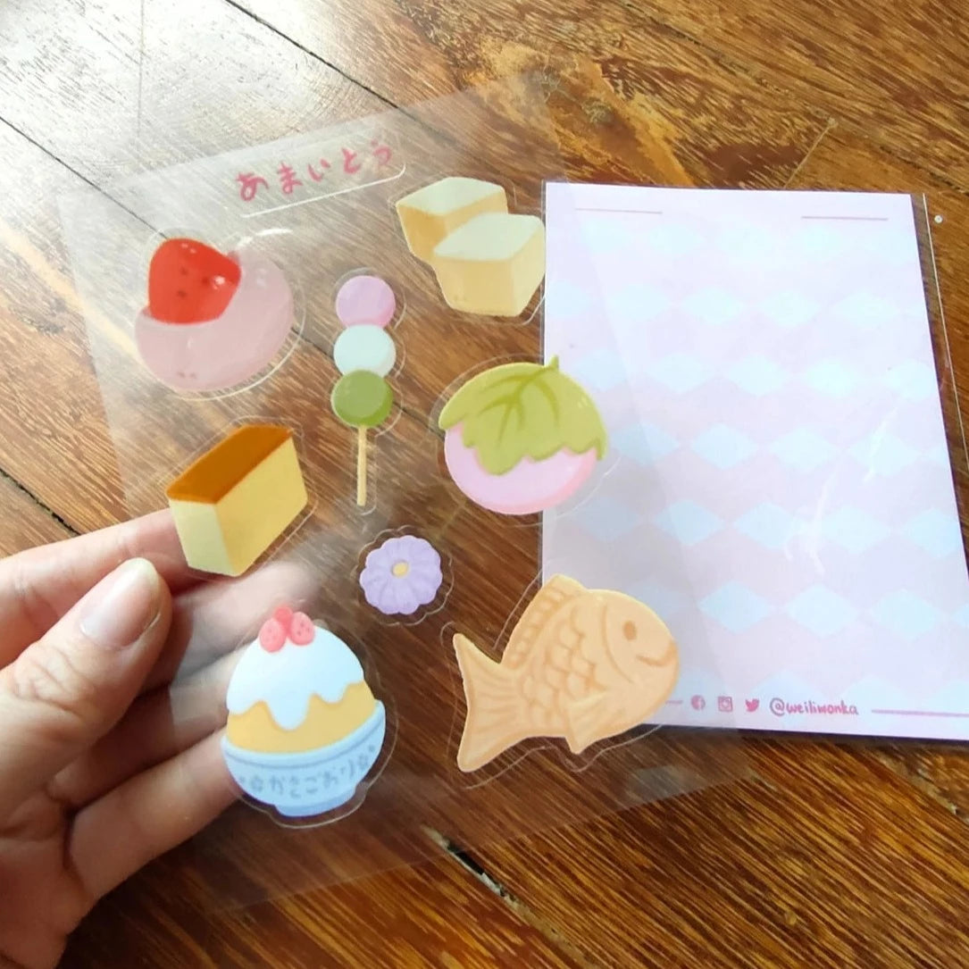 Weiliwonka Transparent Sticker - Sweet Tooth