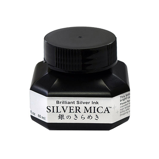 Kuretake 60ml Ink - Silver Mica