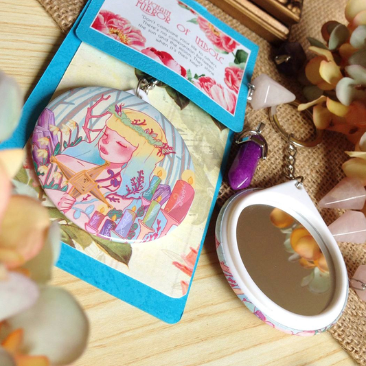 lanut_Imbolc Seasoning Keychain Mirror Button