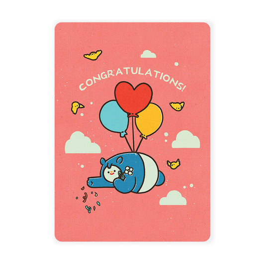 loka made postcard | Tapirman Congratulations