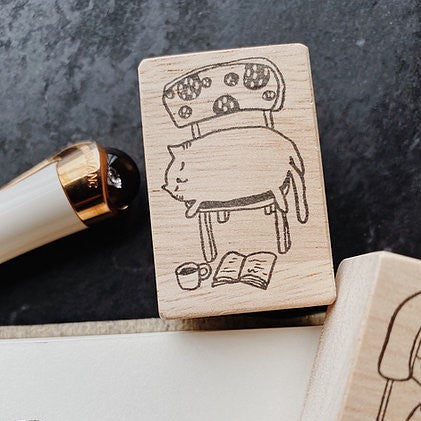 Catdoo Rubber Stamp - Napping meow (CD2580019)