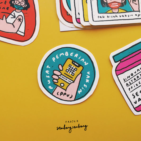 Sticker Pack - Ya, Betul! I am Vaccinated!