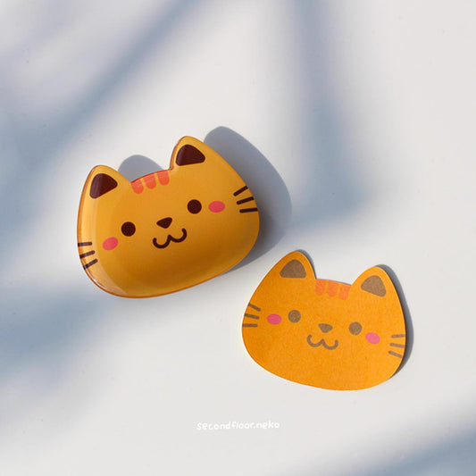 secondfloor.neko | Cat Phone Grip Orange