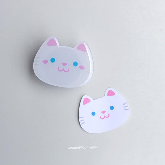 secondfloor.neko | Cat Phone Grip White